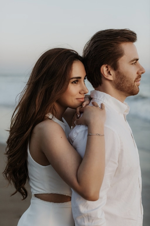 Photograph of a beautiful couple getting engaged